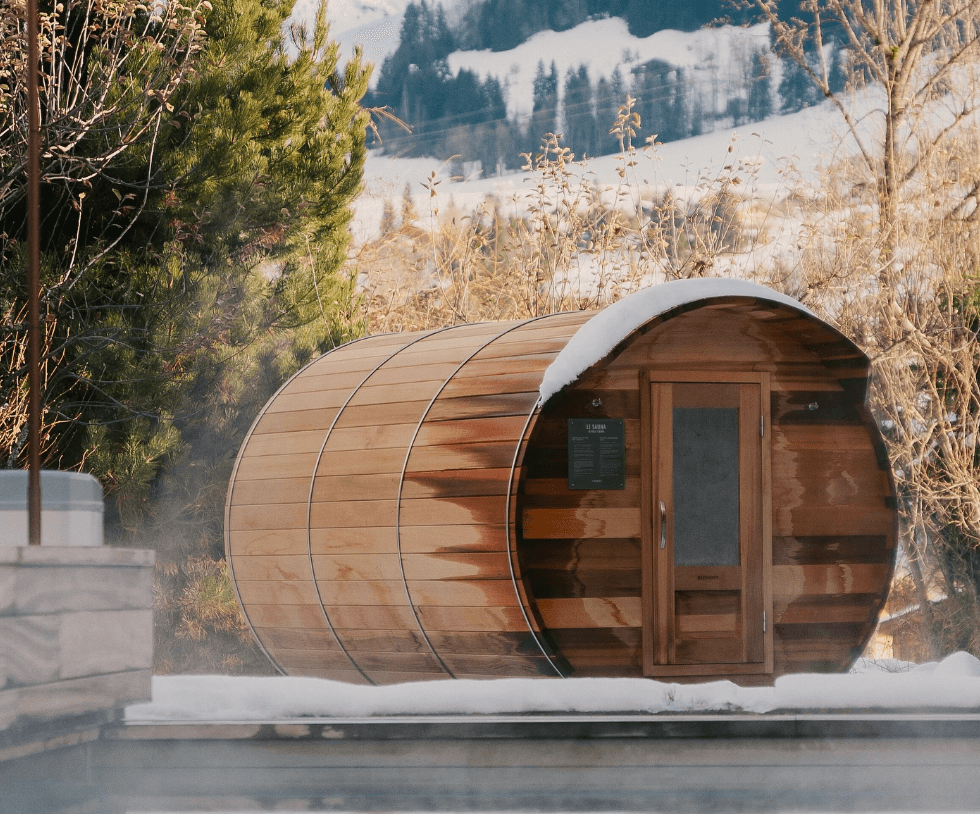 Own the Swedish bath at first light 