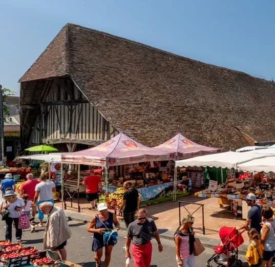 Sunday market at Dives
