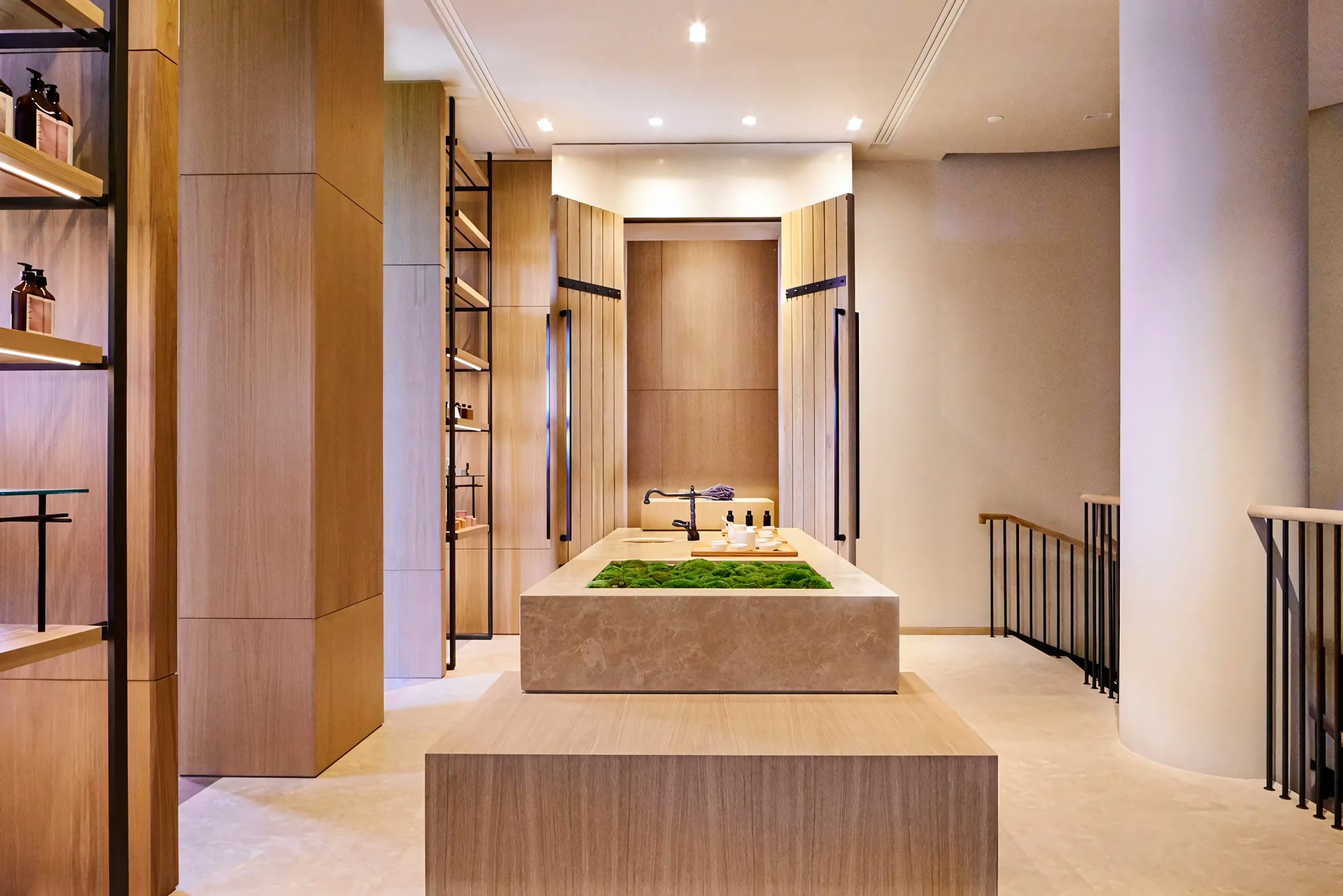 Unwind at the Japanese-style spa
