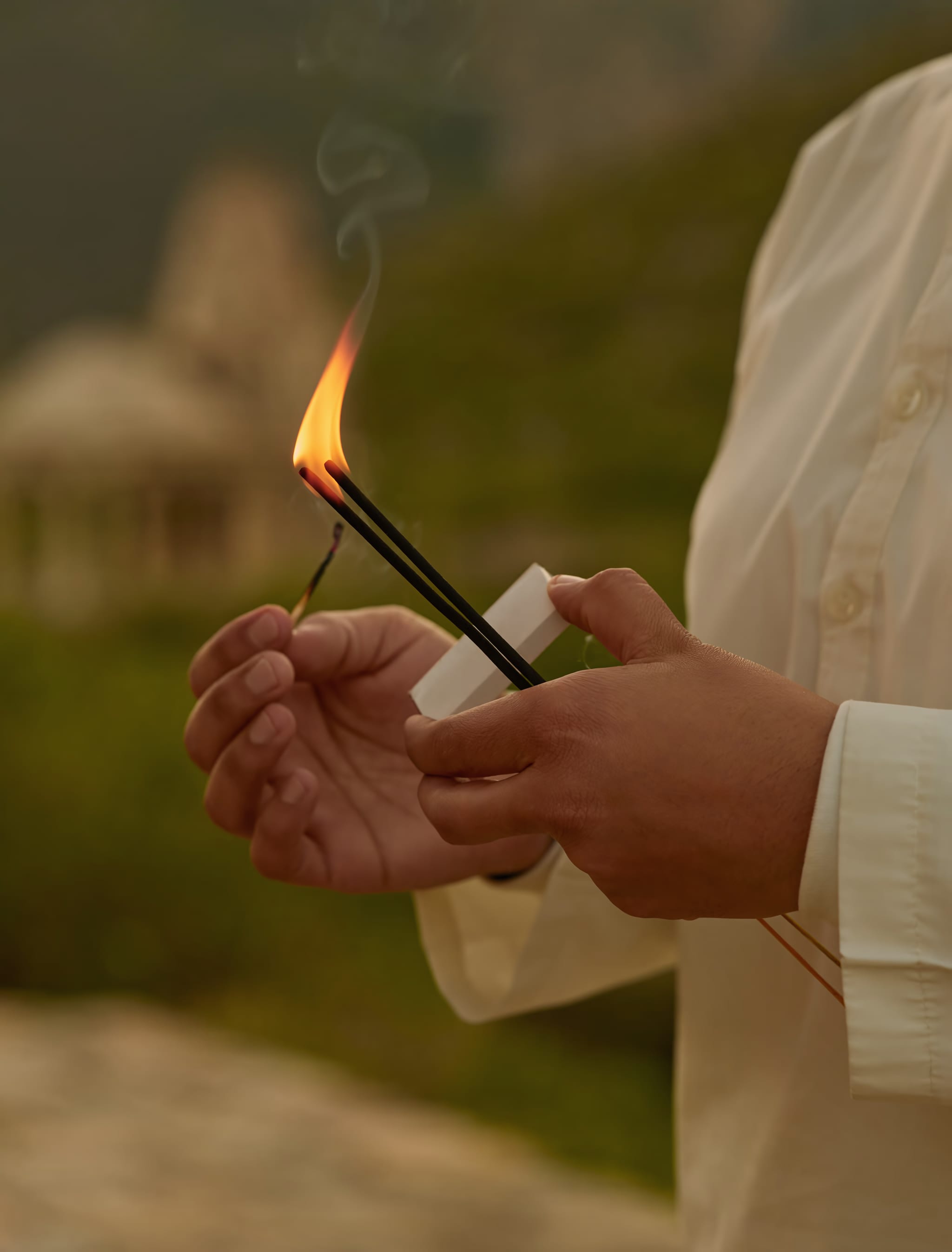 Sunrise Yoga at the Ruins of Bhangarh