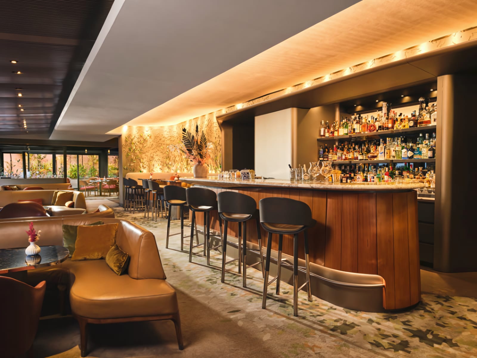 Rooftop Bar with City Views