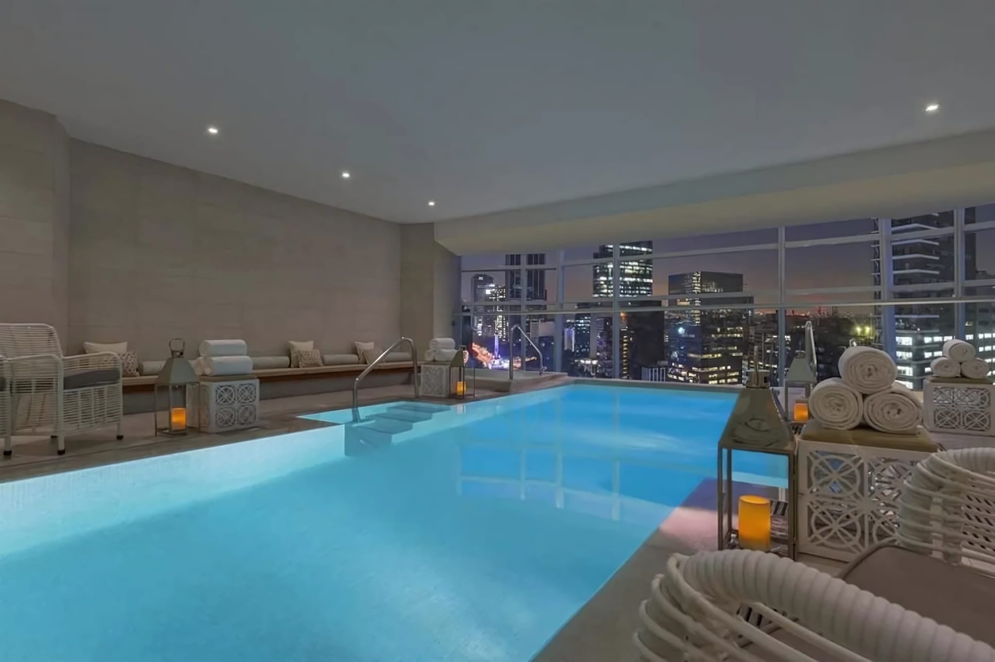 An Indoor Pool for Mexico City's Altitude